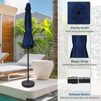 Simple Deluxe 9' Patio Umbrella Outdoor Table Market Yard Umbrella - Image 2