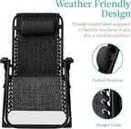 Best Choice Products Oversized Zero Gravity Chair, Folding Outdoor Patio - Image 5