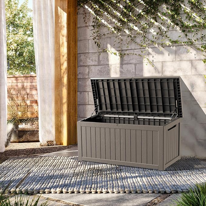 Outdoor Storage Box, 270 Gallon Waterproof Deck Box, Super-Sized Gas-Spring - Image 2