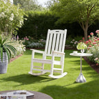 Outdoor Rocking Chairs Set of 2, Oversized Porch Rocker | Weather Resistant - Image 2