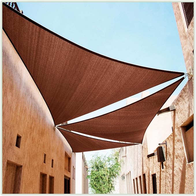 ColourTree CTSLT Custom Size Order to Make 12' x 17' x 20.8' Brown Right by ColourTree