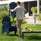 Compact Stackable Adirondack Chairs, All Weather HDPE, All-Weather - Image 7