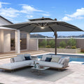 10 X 13 FT Cantilever Patio Umbrella by Unknown