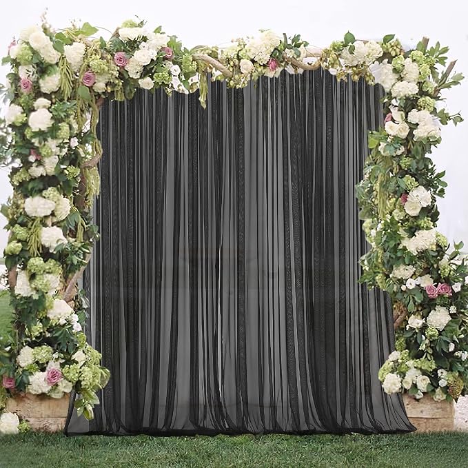 RYB HOME Mosquito Netting Outdoor Curtains - Image 5