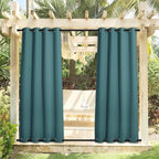 NICETOWN 2 Panels Outdoor Patio Curtains Extra Long Drapes 108 L by NICETOWN