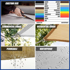 18' x 19' Green Sun Shade Sail UPF50 Rectangle smTAPR0816 Canopy Fabric Cloth - Image 3