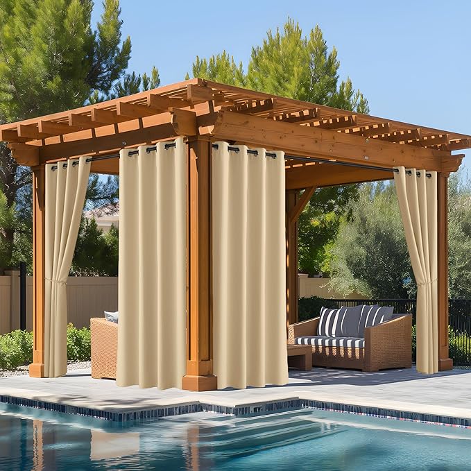NICETOWN Fade Resistant Outdoor Curtains by NICETOWN