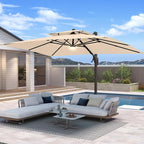 10 X 13 FT Cantilever Patio Outdoor Umbrella by Unknown
