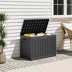 Outdoor Deck Storage Box, Resin Deck Boxes Indoor and outdoor, Waterproof - Image 5
