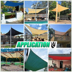 Royal Shade 12' x 22' Sand Beige Rectangle Square Sun Shade Sail Order to Make - Image 4