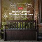 Keter Solana 70 Gal Outdoor Storage Bench - Image 4