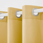 TOWN & COUNTRY BASICS Cabana Solid Heavyweight Indoor Outdoor Curtains - Image 3