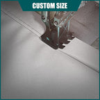 Royal Shade 6' x 10' x 11.7' Grey Triangle Waterproof Sun Shade Sail Order to - Image 5
