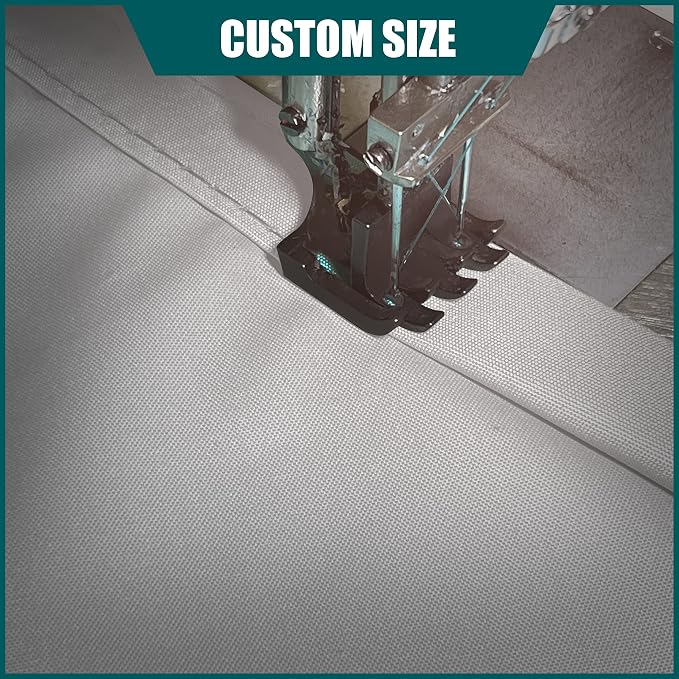 Royal Shade 6' x 7' x 9.2' Grey Triangle Waterproof Sun Shade Sail Order to - Image 5