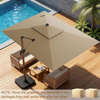10x13FT Cantilever Outdoor Patio Umbrellas - Image 2