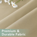 Outdoor Curtains for Patio Waterproof 6 Panels, Porch Sun Shade | Weatherproof - Image 6