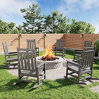 Garvee HDPE Rocking Chair Outdoor - Image 8