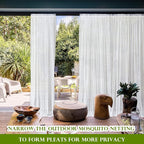 RYB HOME Mosquito Net Outdoor Curtains - Image 7