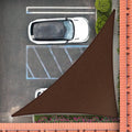 Royal Shade 6' x 9' x 10.8' Brown Right Triangle Sun Shade Sail Order to Make by RoyalShade