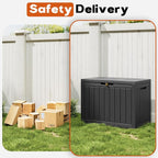 Outdoor Deck Storage Box, Resin Deck Boxes Indoor and outdoor, Waterproof - Image 5