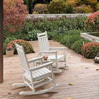 HDPE Rocking Chair Outdoor Set of 2 - Image 8