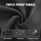 Set of 4 Outdoor Curtains for Patio Waterproof, Breathable Grommet Panels for - Image 6