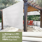 Alion Home Custom HDPE Permeable Canopy Sun Shade Cover Replacement - Image 2