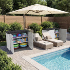 Patiowell 26 Cu.ft Plastic Outdoor Storage Cabinet, Lockable Waterproof - Image 12