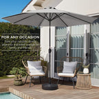 Best Choice Products 10ft Outdoor Patio Umbrella, Outdoor Table Umbrella - Image 3