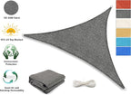 Tronssien Triangle 16'x16'x16' Sun Shade Sail, 95% UV Blockage Canopy Awning - Image 3