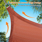 Shade&Beyond Custom Sun Shade Sail 17'x17'x24' Triangle Sun Sail Shades Patio - Image 5