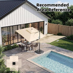 10x10 FT Outdoor Cantilever Patio Umbrella - Image 5
