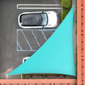 Royal Shade 7' x 9' x 11.4' Turquoise Triangle Sun Shade Sail Order to Make by RoyalShade
