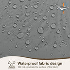Outdoor Curtains for Patio Waterproof Rod Pocket 4 Pcs 54x95 Inch Grey | - Image 5