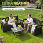 Greesum 80 Gallon Storage Bench Outdoor Deck Box - Image 7