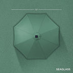 Best Choice Products 10ft Solar Polyester LED Lighted Patio Umbrella w/Tilt - Image 4