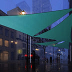 Royal Shade 10' x 10' x 10' Turquoise Triangle Waterproof Sun Shade Sail Order - Image 7