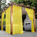 BONZER Waterproof Indoor/Outdoor Sheer Curtains by Bonzer