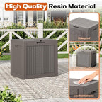 Outdoor Deck Storage Box, Resin Deck Boxes Indoor and outdoor, Waterproof - Image 4