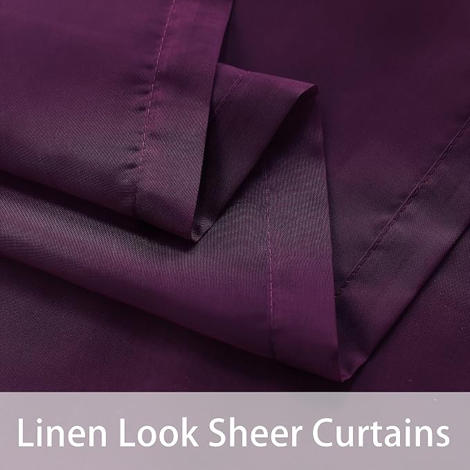 BONZER Waterproof Indoor/Outdoor Sheer Curtains - Image 5