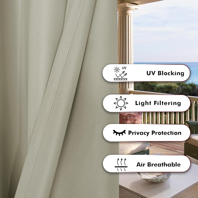 BONZER Outdoor Waterproof Curtains - Image 4