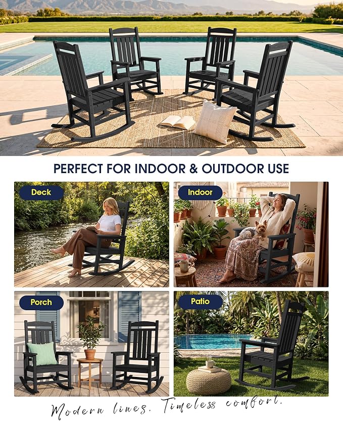 Oversized Outdoor Rocking Chair - Image 8