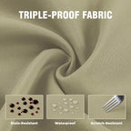 Set of 4 Outdoor Curtains for Patio Waterproof, Breathable Grommet Panels for - Image 6