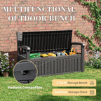 80 Gallon Lockable Deck Bench - Image 4
