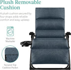 Best Choice Products Oversized Zero Gravity Chair, Folding Outdoor Patio - Image 4