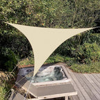 Patio Paradise 22' x 22' x 22' Sun Shade Sail Triangle Canopy Shade Cloth - Image 6