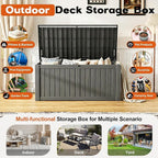 Outdoor Deck Storage Box, Resin Deck Boxes Indoor and outdoor, Waterproof - Image 5