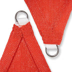Amgo 14' x 14' x 19.8' Red Right Triangle Sun Shade Sail Outdoor Canopy Awning - Image 8