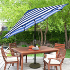 9' Outdoor Patio Umbrella, Outdoor Table Umbrella, Yard Umbrella, Market - Image 5