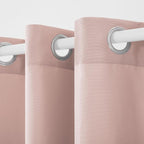 TOWN & COUNTRY BASICS Cabana Solid Heavyweight Indoor Outdoor Curtains - Image 3